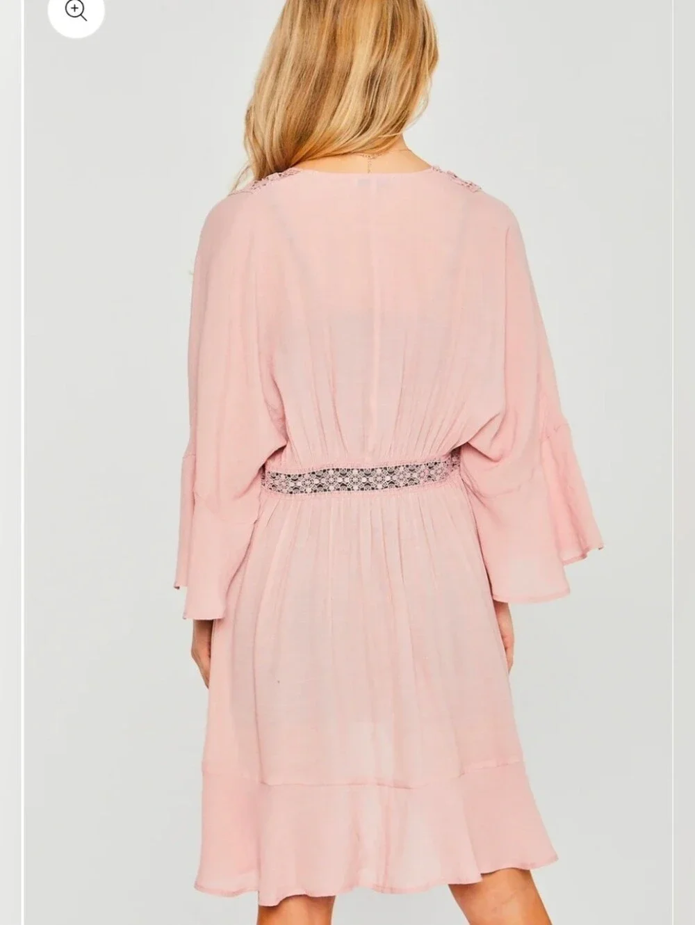 NWOT Love Tree Pink Lightweight Kimono Cardigan